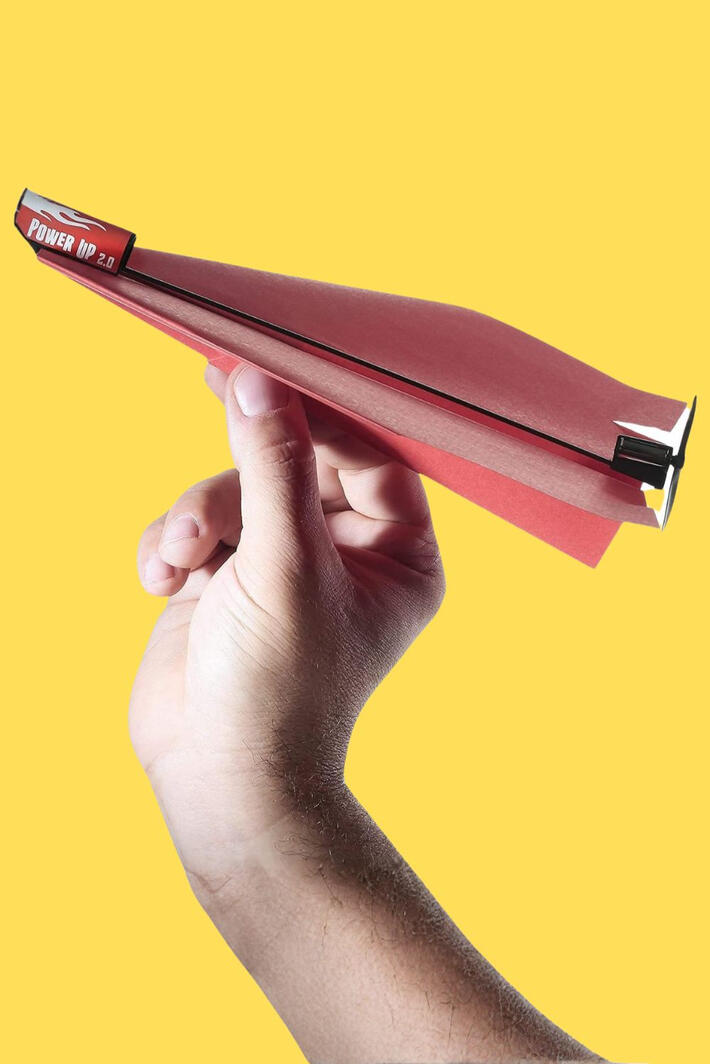 Electric Motor Kit That Turns Paper Airplanes Into Flyers Electric Motor Kit That Turns Paper Airplanes Into Flyers